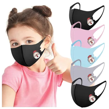 

5pcs Children Kids Boys Girls Washable Adjustable Cartoon Lovely Mask Cover Face Mask Fashion Masques Lavable Mascarilla Mujer