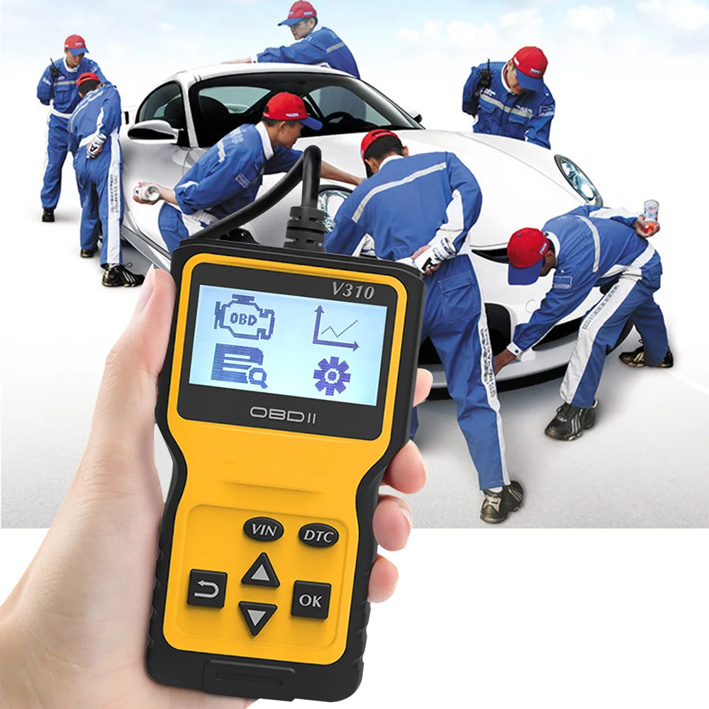 OBD OBDII сканер считыватель кодов автомобильный диагностический ошибок двигателя