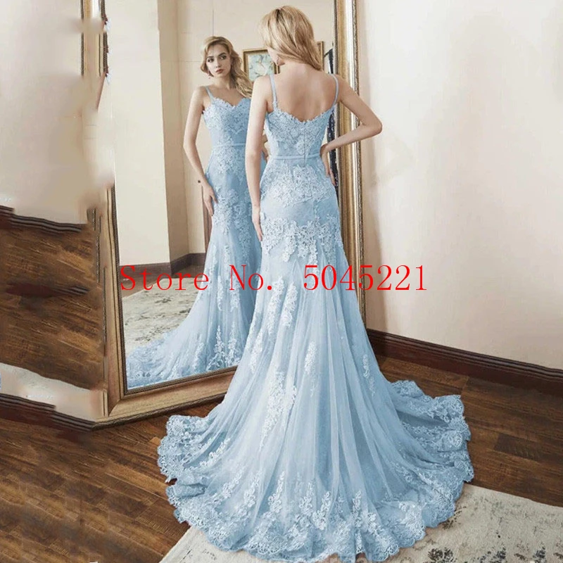 Light-Sky-Blue-Lace-Mermaid-Prom-Dresses-Spaghetti-Straps-Evening-Gown-Applique-Sweetheart-Neck-Long-Backless (2)