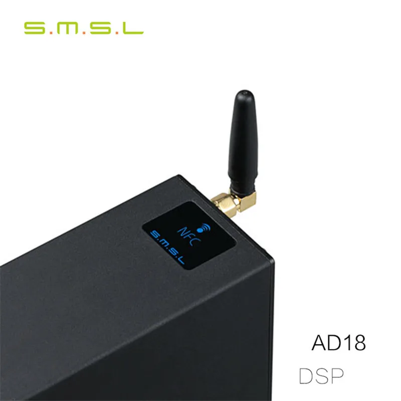 US $144.99 SMSL AD18 Audio Digital Amplifier Bluetooth 42 USB DAC Amplifier Player DAC Hifi Power Amplifier 21Stereo Professional 80W Amp