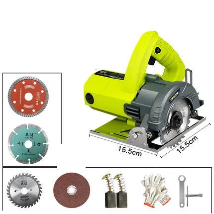 AC220V 2300W multi-function small household cutting machine for tile/stone/metal/wood cutting,multi-size optional,free saw blade - Цвет: TYPE C