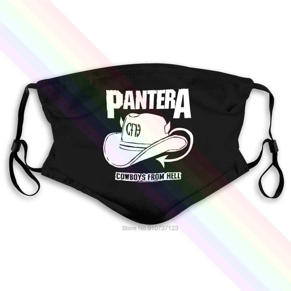 Моющаяся многоразовая маска Pantera Искусственно состаренная Кепка Logo с 2 фильтрами