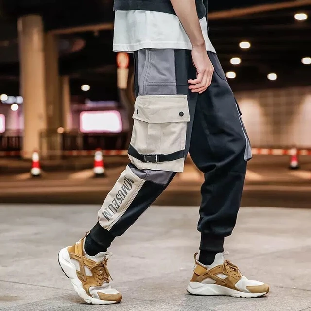 Pantalon de jogging camouflage longueur cheville pour homme, survêtement  japonais à poches, pantalon coréen Hip Hop, 3XL XXXL - AliExpress