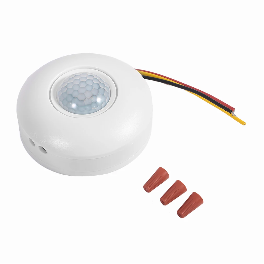 

ICOCO Practical Mini Adjustable Body Motion Movement Ceiling PIR Infrared Sensor Detector Light Lamps Switch 220V 200W Wholesale