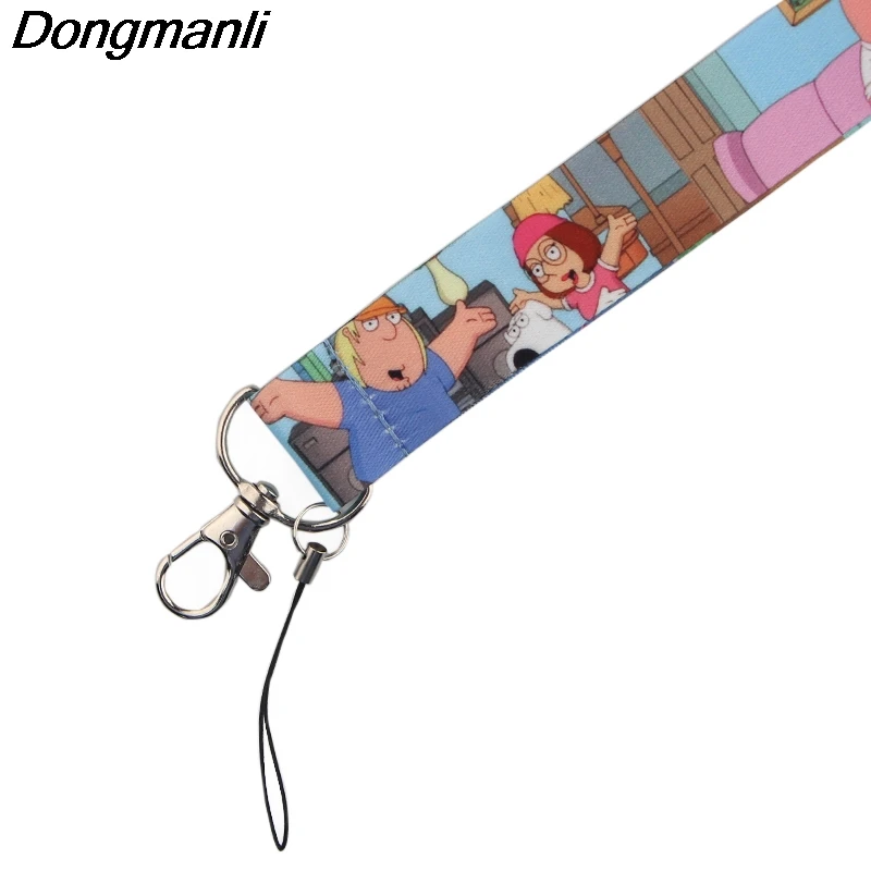 PC213 семья Guy Lanyards держатель удостоверения личности ID карты пройти Мобильный телефон ремни значок брелок для ключей