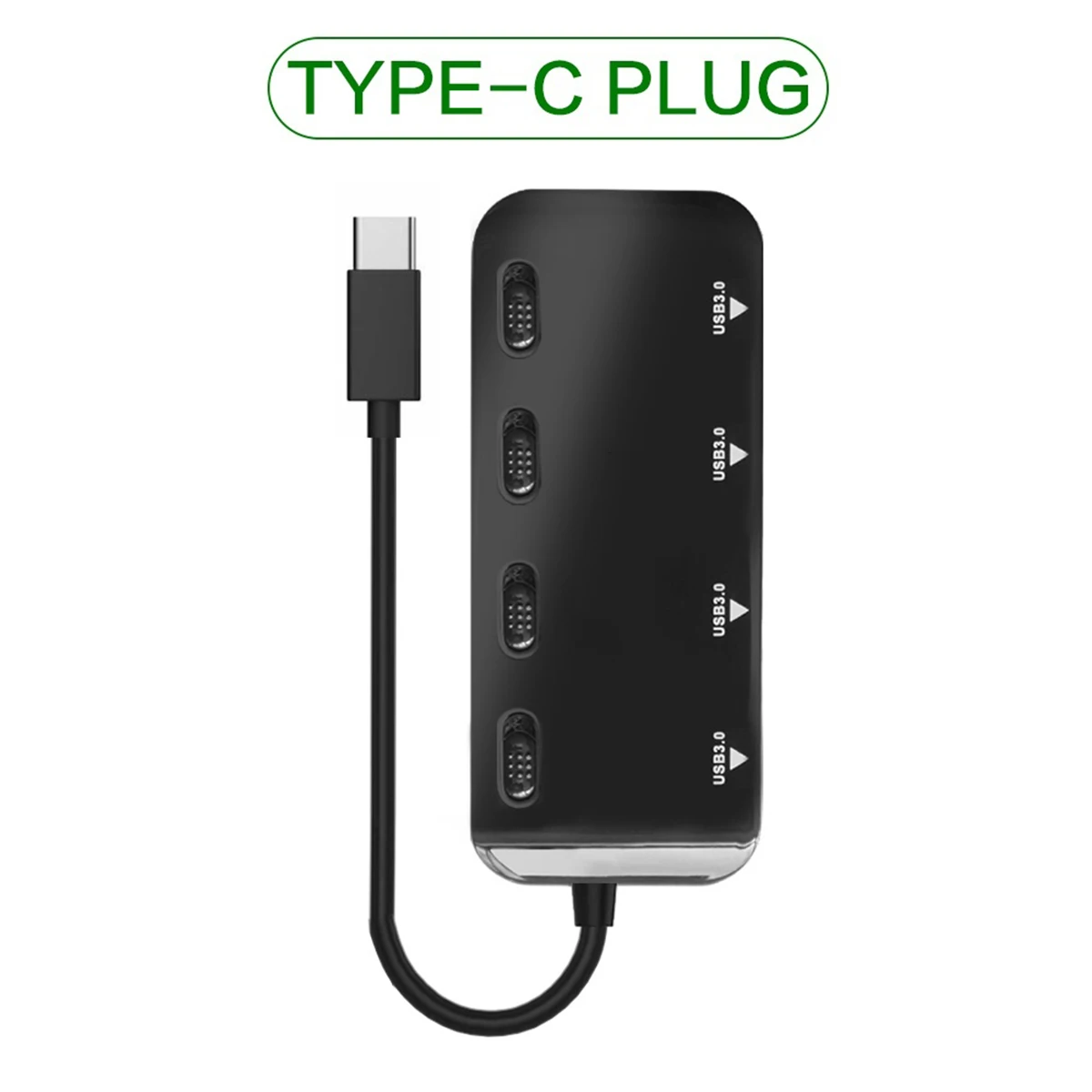 USB 3,0 концентратор Мульти USB разветвитель 3 USB3.0 порт с микро зарядкой для MacBook Surface Pro 6 PC Компьютерные аксессуары usb-хаб