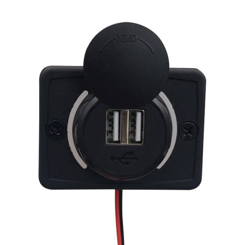 

Dual USB Charging Port For Boat Car Bus Caravan Camper 12-24V 3.1A Socket Safe