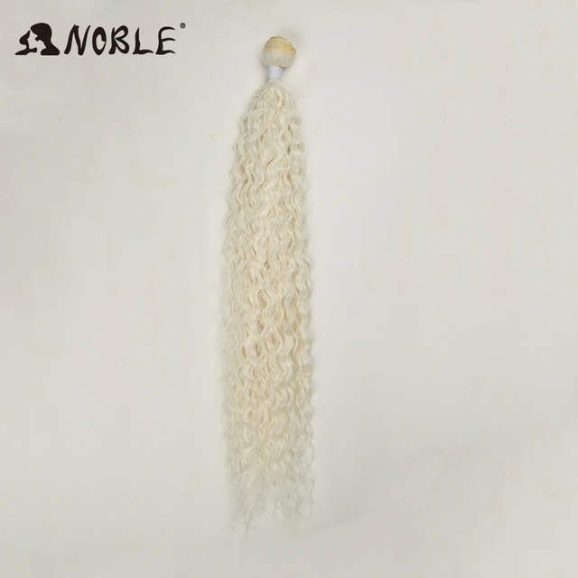 Noble Kinky Curly Ombre hair bundles Synthetic hair  Super Long Curl 1 Pcs 28