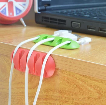 

Multipurpose Wire Tidy Holder Desktop Clip Wire Tidy Holder Line Fixer Winder Wire Cable Clips Cable Protector Storage Rack