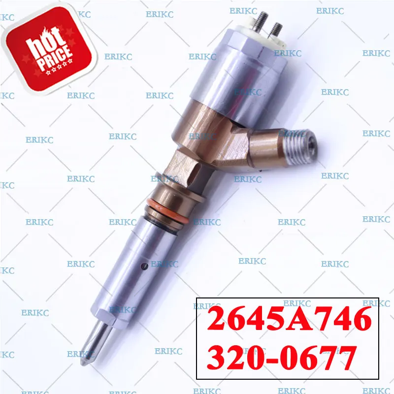

ERIKC 3200677 Common Rail Injector 320-0677 For Caterpillar PERKINS C6.6 Engine CAT Injector 2645A746 Fuel Diesel Injektor