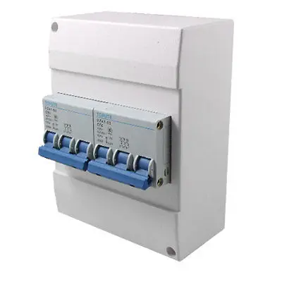 

Electric Twin 3P 50A ON OFF Switch Mini Circuit Breaker MCB