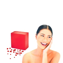 Новое горячее предложение! Парфюмированное Мыло для купания во французском красном винном и розовом цветах, 100 г, грубая Чистка Пор и черных точек, Отбеливающее мыло ручной работы, 1 шт./100 г