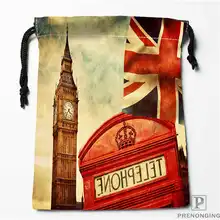 Пользовательские печати Лондон Англия сумки для покупок на шнурках дорожный мешочек для хранения плавать Туризм игрушка сумка унисекс мульти Size18-12-31-48