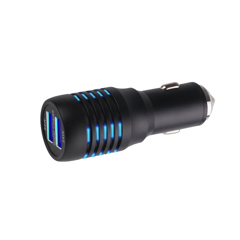 Абсолютно новое 2 двухпортовое USB быстрое автомобильное зарядное устройство 48 Вт Быстрая зарядка для huawei/samsung Быстрое зарядное устройство автомобильные аксессуары мотоциклетная лодка# Ger