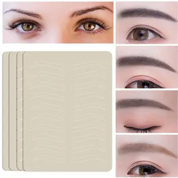 

Microblading Delivers Eyebrow Practice Latex Skin Permanent Line Dots Tattoo Ink No Both Makeup Needed Training Eyebrow