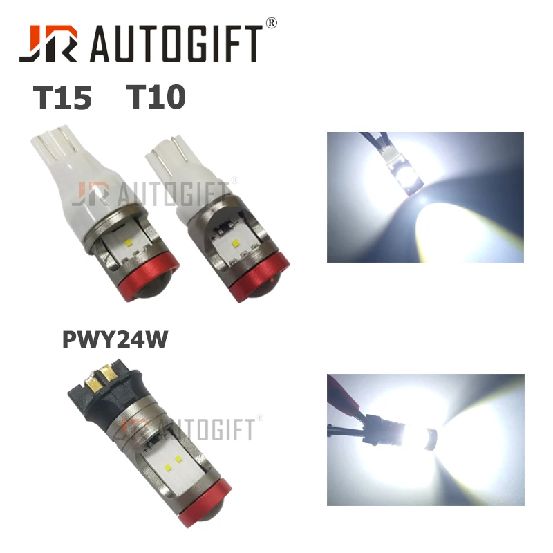 10X P21W светодиодный 1156 BA15S 1157 BAY15D LED CSP чипы лампы Canbus Free 12 24V неполярность|Сигнальная