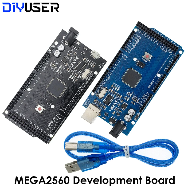 USB-плата MEGA2560 MEGA 2560 R3 (ATmega2560-16AU CH340G) AVR макетная плата для arduino | Электронные
