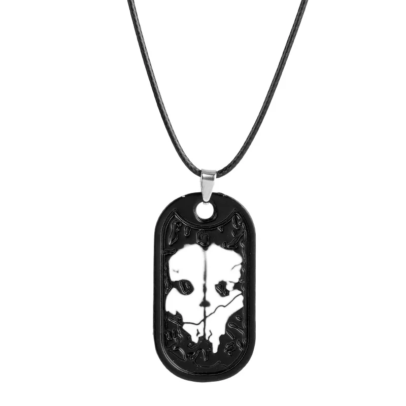 Game Jewelry Call Military Ghosts Dog Tag Charm Pendant Necklace Duty Metal Keychain | Украшения и аксессуары