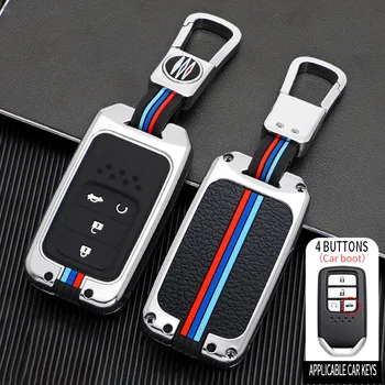 Fob chiave a distanza della copertura di caso dell'automobile in lega di zinco per la CR-V civica di Honda CRV Accord odissea città Vezel URV UR-V accessori della giada di Jazz