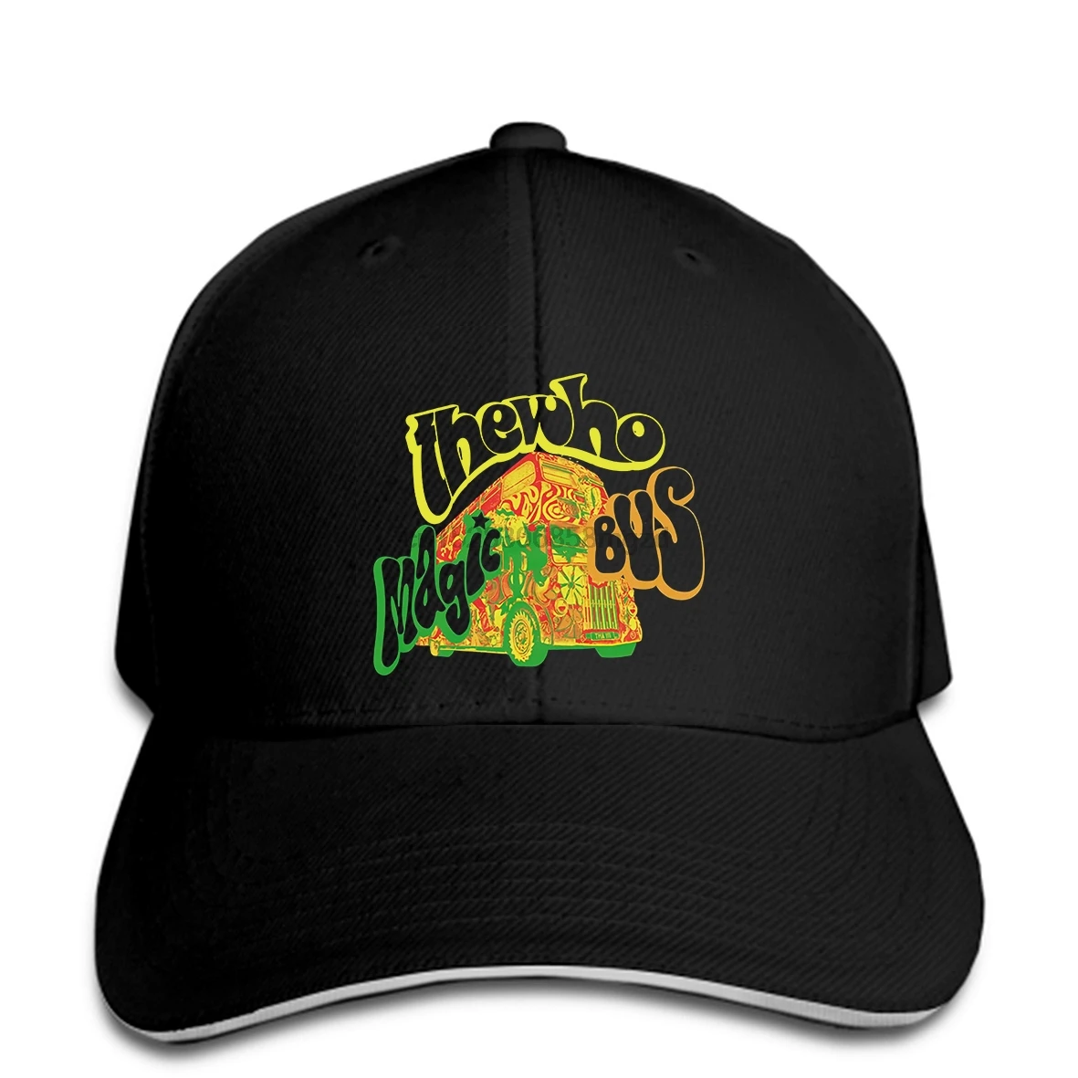 The Who Magic Bus Men Baseball Cap Retro English Rock Band 1960s Music Merch Tom Snapback Women Hat Peaked | Аксессуары для одежды