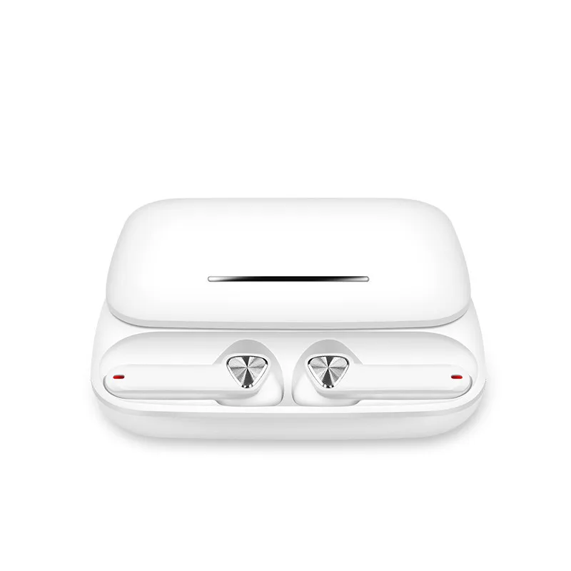 LEORY BE36 TWS Bluetooth 5,0 наушники Tap Touch Hi-Fi бас наушники водонепроницаемые спортивные гарнитуры с слайд беспроводной зарядной коробкой - Цвет: Белый