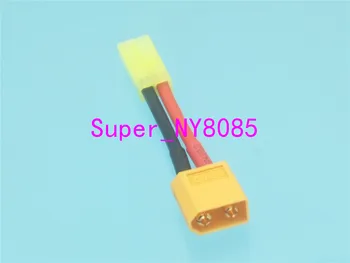 

1pce XT60 Male to Mini Tamiya Female Adapter 14AWG Wire fr RC Power
