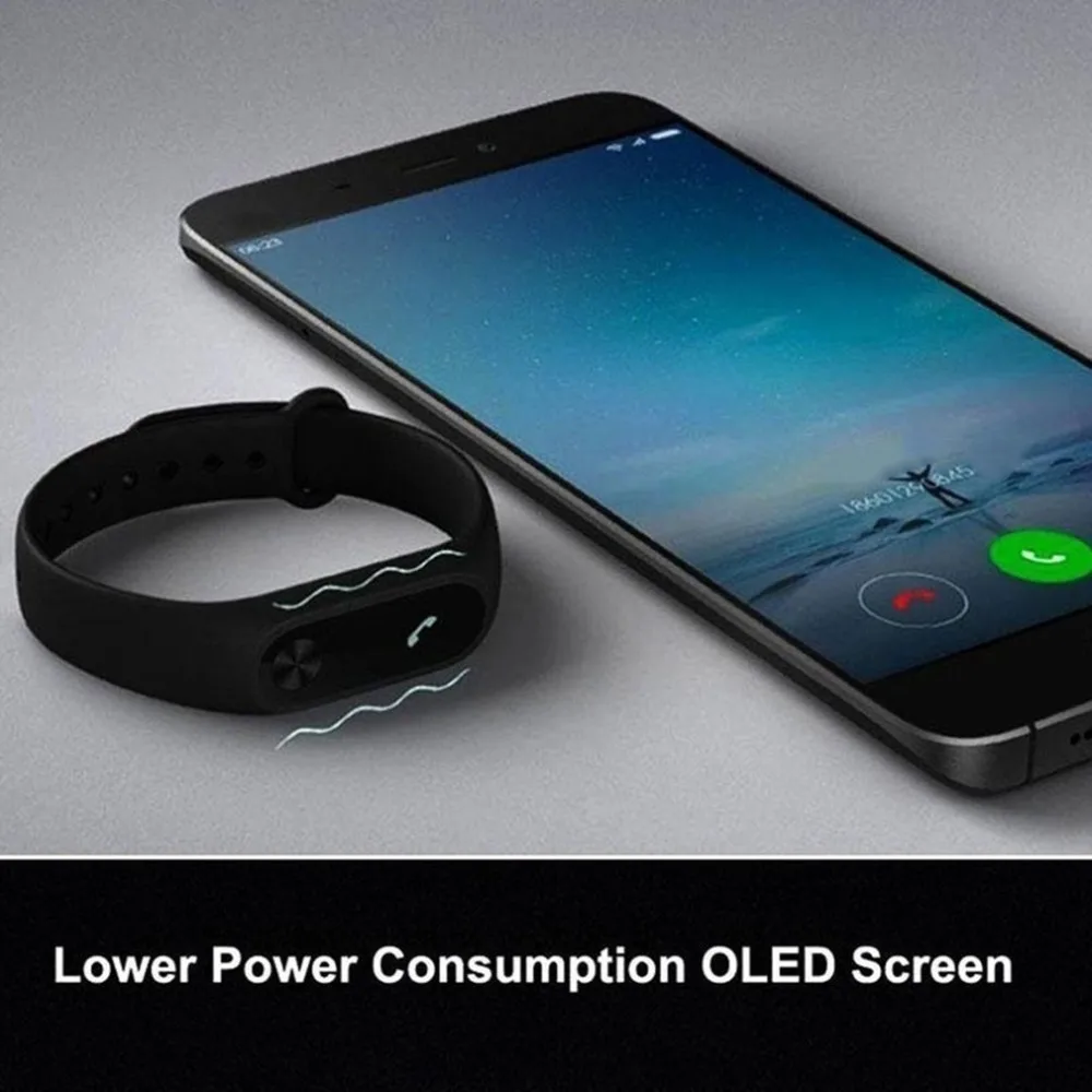 Смарт браслет 0 42 дюймов OLED экран приложение напоминание Сообщения часы фитнес
