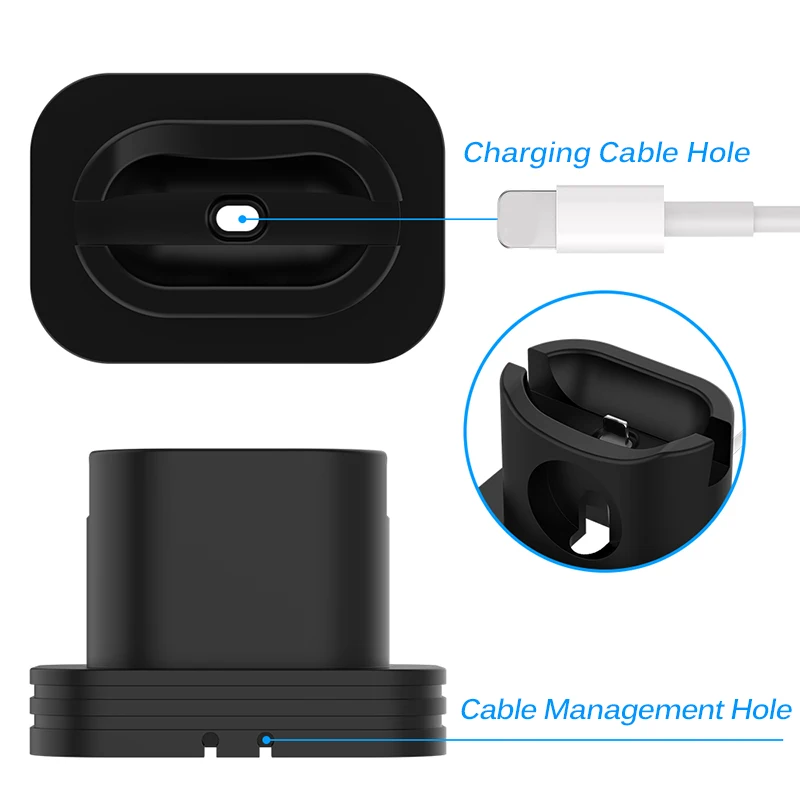 Multifunctional Charging Dock Station Base Holder Charger Silicone Desk Charging Base For Airpods For Most Type Smart Phone