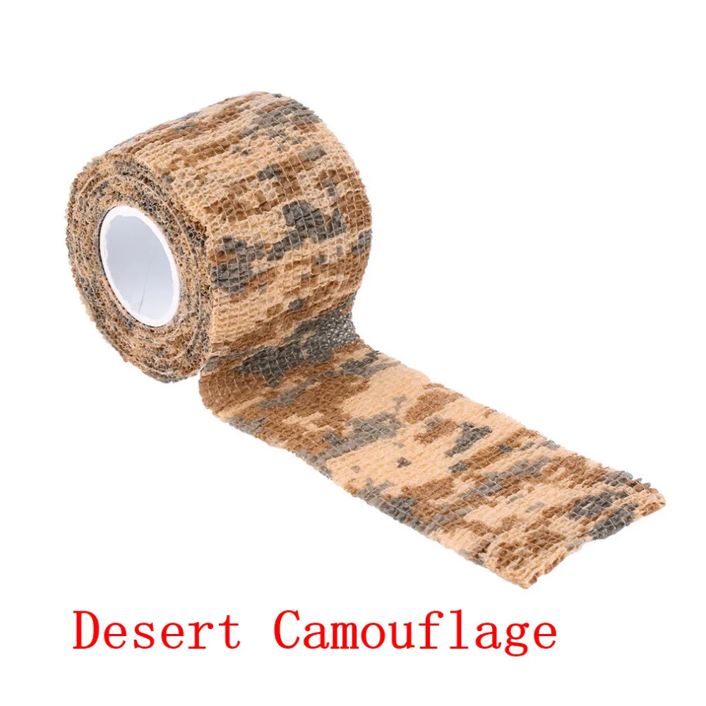 5cmx4.5m Army Camo Outdoor Hunting Shooting Tool Camouflage Stealth Tape Waterproof Wrap Durable new arrival Well Sell