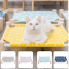Elevated Cat Bed House Cat Hammocks Bed Wood Canvas Cat Lounge Bed for Small Rabbit Cats Dogs Durable Canvas Pet House Supplies 1