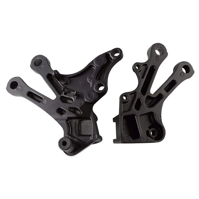 Для Kawasaki ZX10R 2006-2010 2008 ZX 10R 06 07 08 09 10 Черный Мотоцикл Передние пассажиры подножки для ног с кронштейнами