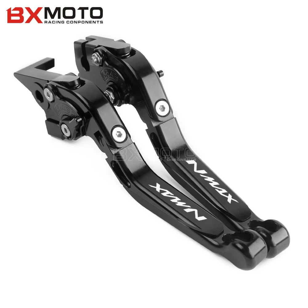 Для YAMAHA NMAX 155 NMAX155 NMAX 125 NMAX125- аксессуары для мотоциклов ЧПУ Регулируемые тормозные рычаги сцепления логотип NMAX