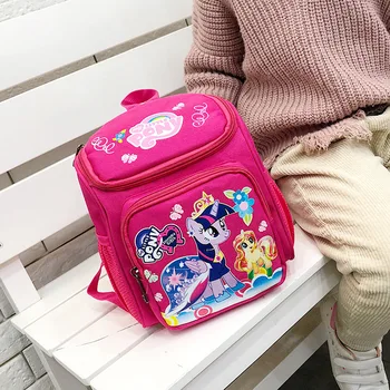 

Children Cartoon School Bags Kids Kindergarten Pony Backpack Waterproof Schoolbags Satchel for boys and girls Mochilas