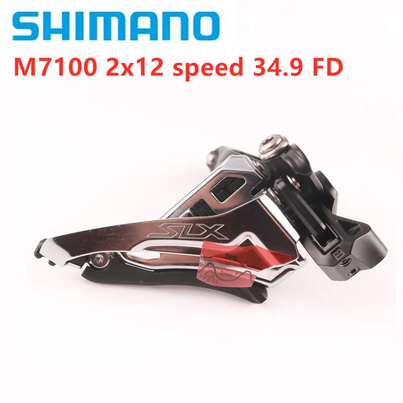 Shimano SLX M7100 2x12 Скоростей 34 9 мм передний переключатель MTB велосипед оригинальные