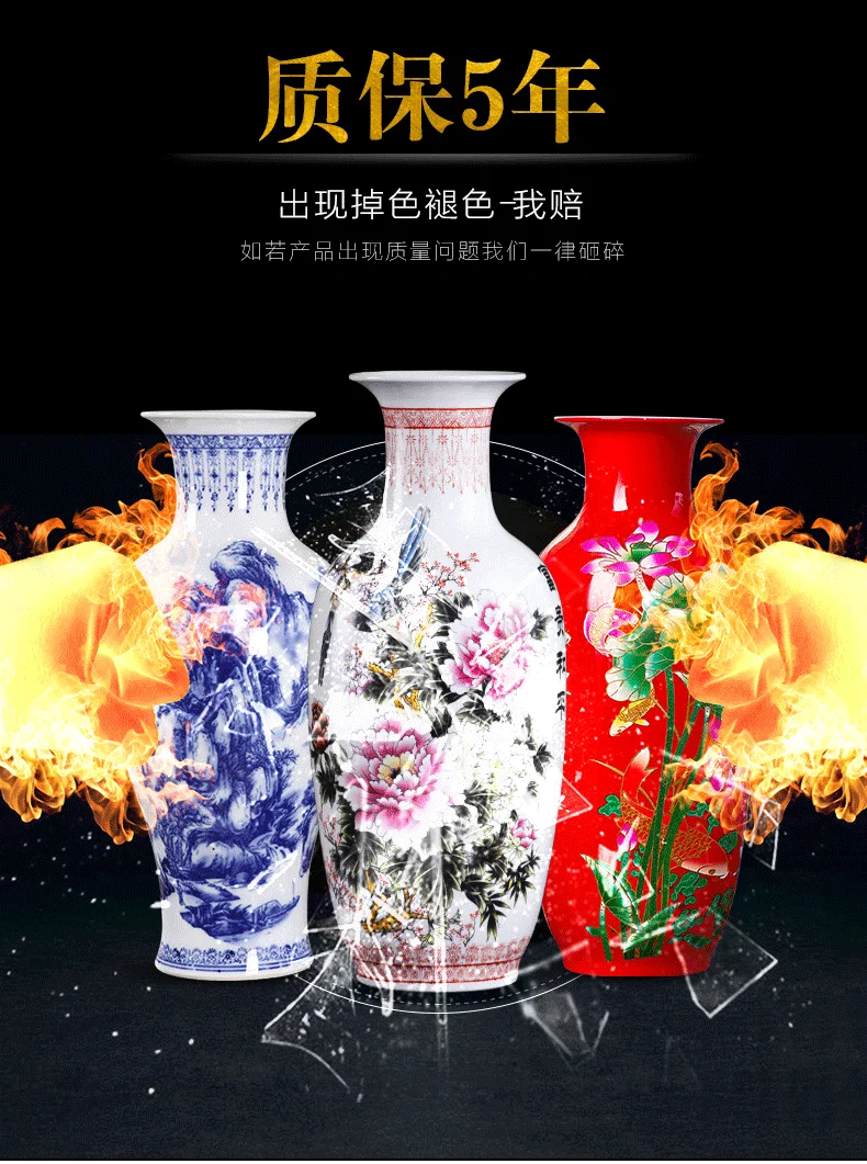 Jingdezhen Ceramics Craft Handmade Porcelain Bottle Best Antiques Chinese Traditional Home Vase Decoration Enjoy Life 19 Models