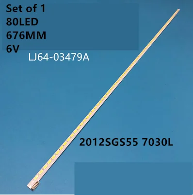 100% новый для 55 дюймов Samsung LJ64-03479A светодиодная подсветка салазки 2012SGS55 7030L 80 REV1.0 1