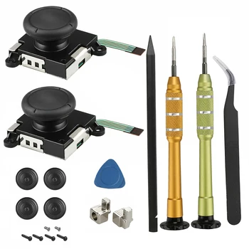 

For Nintendo Switch NS Joy-con Joystick Repair Kit 19in1 3D Analog Sensor Stick Controller Sensor Module Thumb Stick Gamepad Fix