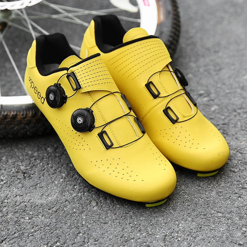 MTB Cycling Shoes Men Self-Locking Professional Athletic Bicycle Shoes Sapatilha Ciclismo Breathable Sneakers Big Size 36-47