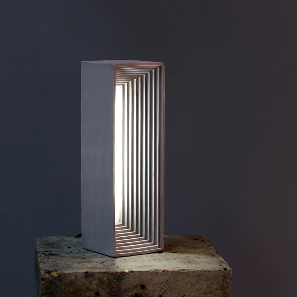 Molde de silicone para luzes de concreto