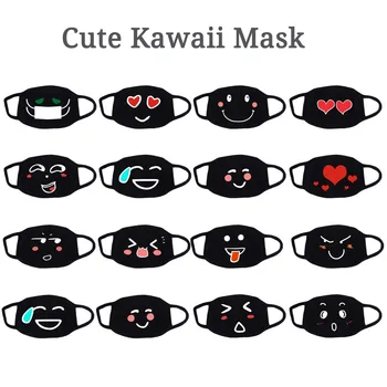 

38# Women Mouth Reuse Masks Cute Dustproof Kawaii Muffle Masks Washable Reusable Breathable Masks Pm2.5 Activated Carbon Filter