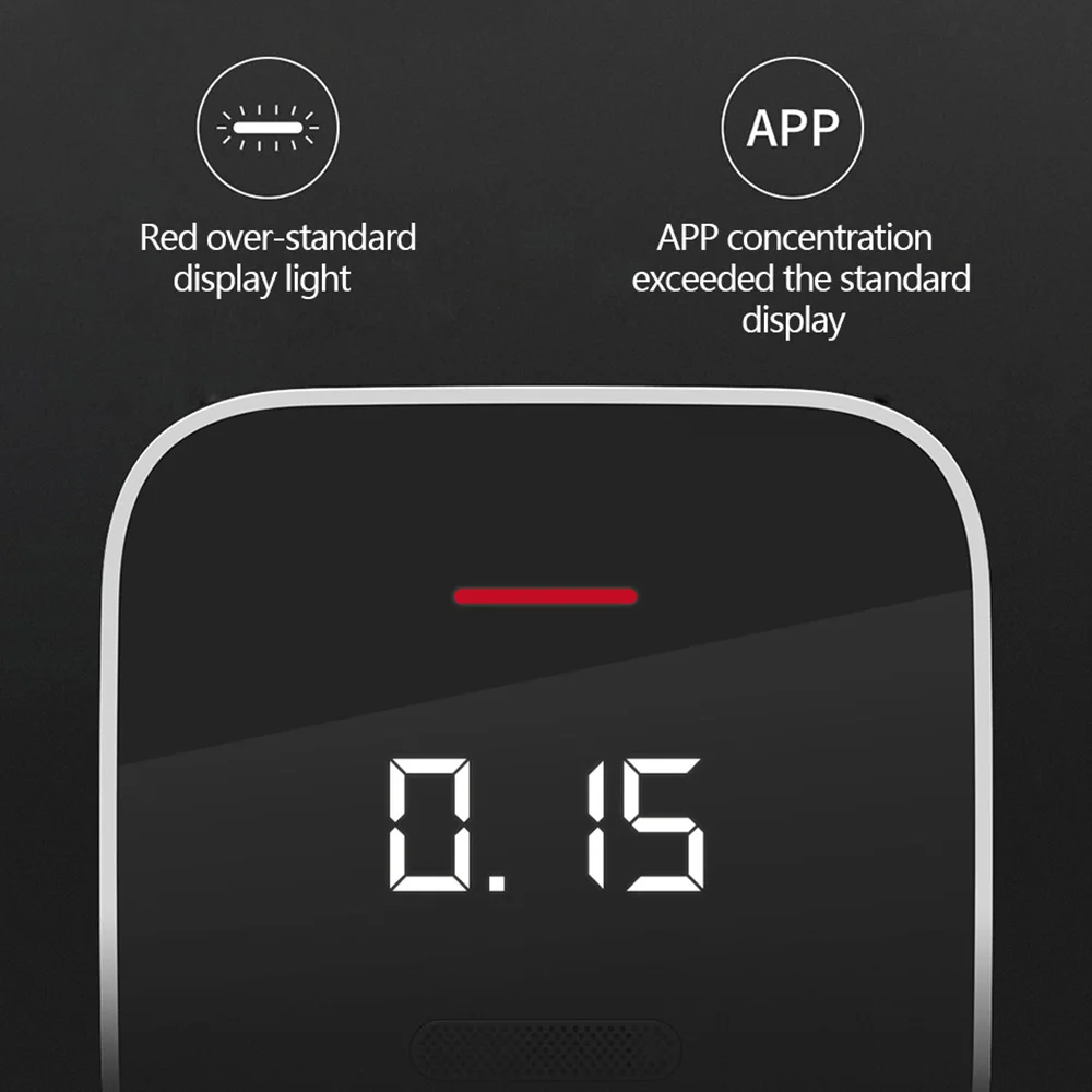 Xiaomi Mijia монитор формальдегида Bluetooth детектор газа Тестер качества воздуха OLED газоанализатор для дома безопасный с помощью приложения Mijia управление