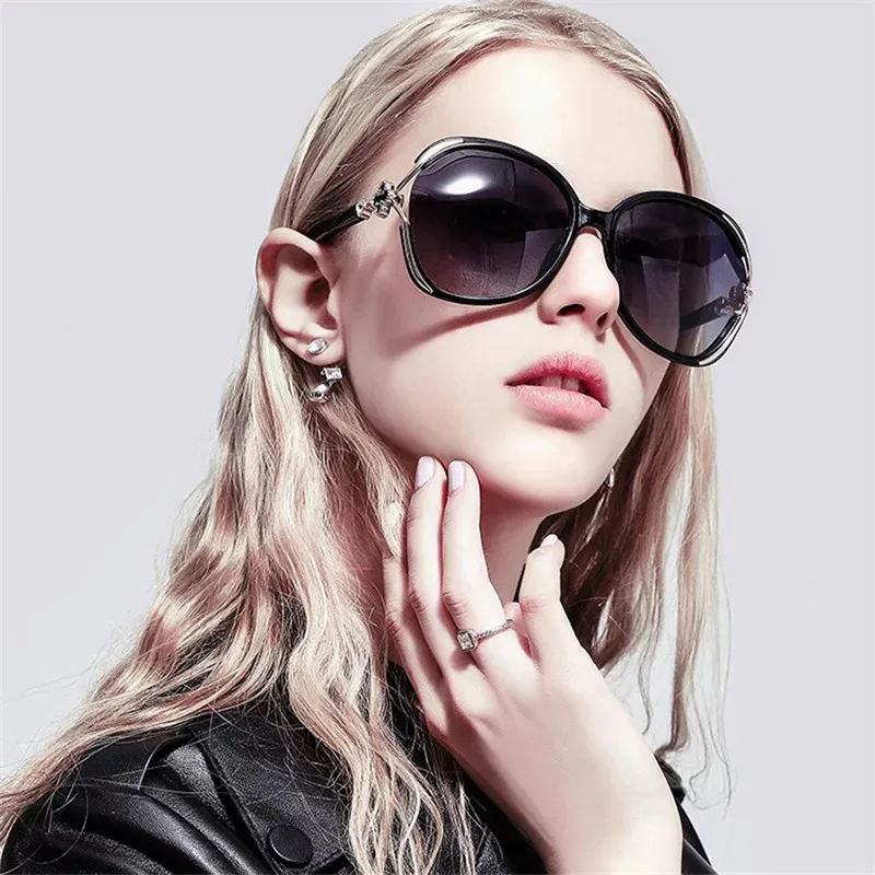 

Oversized Sunglasses Women Flower Google Eye Sun Glasses Female Big Lens Shades Lady Gafas De Sol