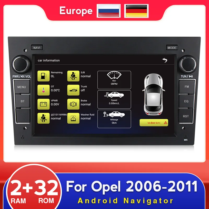 Factory price! Car Android multimedia player for Opel Vauxhall Astra H Vectra Antara Zafira Corsa C 2004 Vivaro gps BT WIFI RDS |