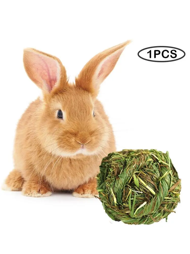 Pet Teeth Grinding Toys Hamster Rabbit Tree Branch Grass Ball Natural Small Animal Chew Toy Rabbits Bird Parrot Play Rattan Ball