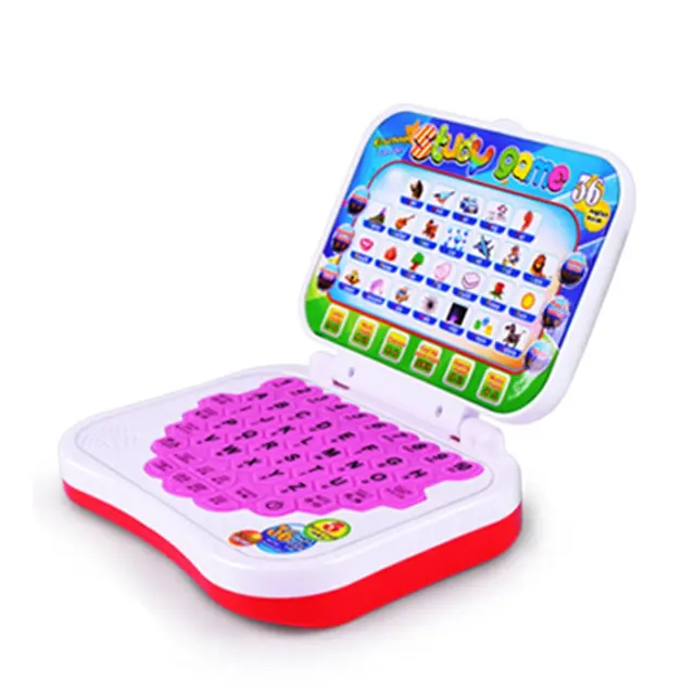 Early Educational Learning Kids Laptop Toys Machine Multi-function Alphabet Music Toy Puzzles Phonetic Language Sound Laptop Toy 3