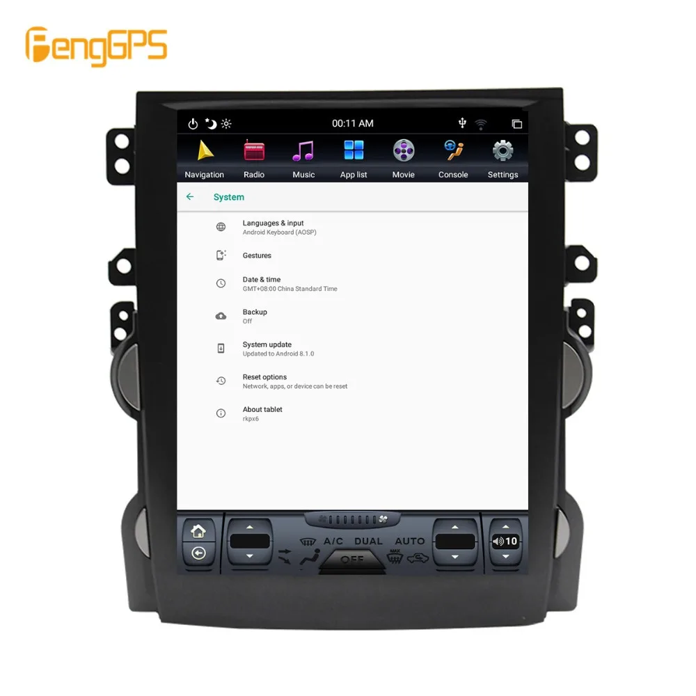 10," Тесла Android 8,1 PX6 4+ 32 ГБ Голосовое управление встроенный CARPLAY автомобильный радиоприемник для Chevrolet Malibu 2013 gps навигация