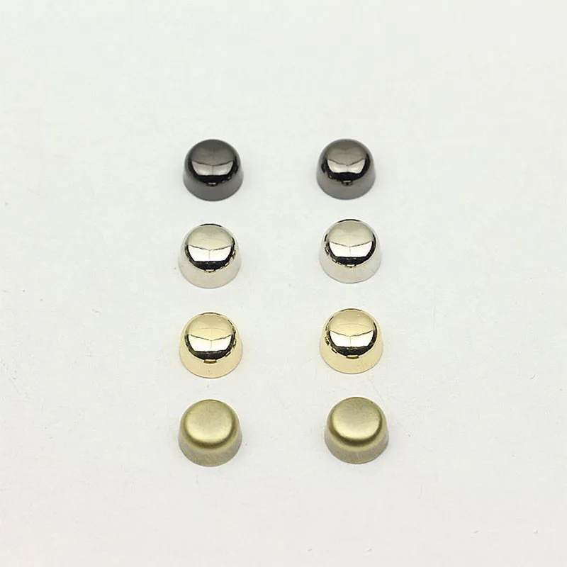 100Pcs Metal Screw Back Rivets Feet Buttom for Leather Studs Nail Garment Leather Craft Belt Wallet Bag Decoration Hardware