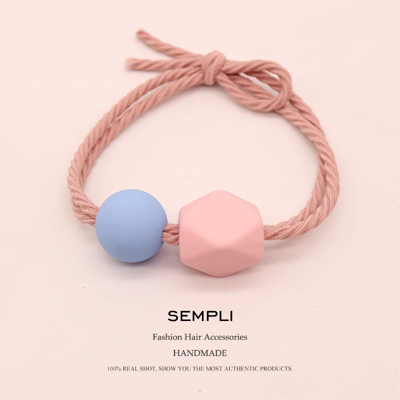 Женские нейлоновые резинки для волос Sempli геометрической формы аксессуары Canecalon |