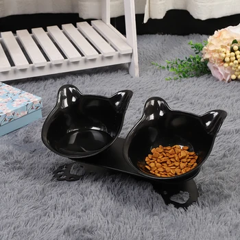 

Anti-vomit orthopedic pet bowl cat and dog feeder feeding tray protects the cervix and prevents the cat bowl from overturning