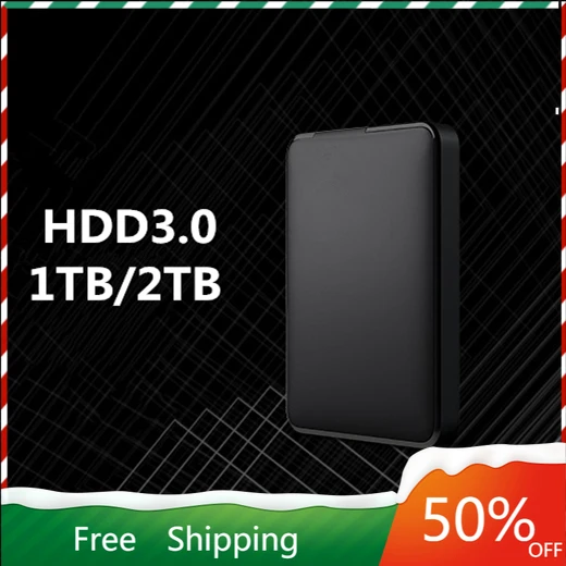 Портативный внешний жесткий диск USB 3 0 1 ТБ 2 HDD HD для ноутбука/Mac|Внешние жесткие диски| |